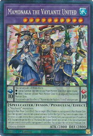 Mamonaka the Vaylantz United (CR) (TAMA-EN009) - Tactical Masters 1st Edition - Premium Yugioh Single from Konami - Just $2.79! Shop now at Game Crave Tournament Store