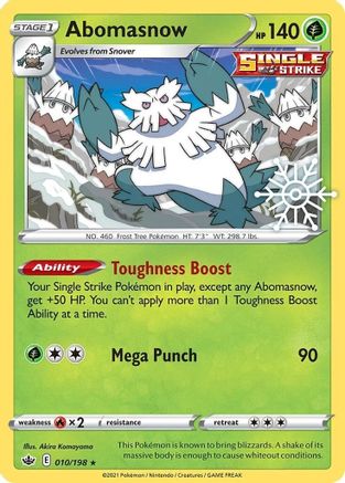 Abomasnow (Holiday Calendar) 10 - Miscellaneous Cards & Products Holofoil - Premium Pokemon Single from Nintendo - Just $0.50! Shop now at Game Crave Tournament Store