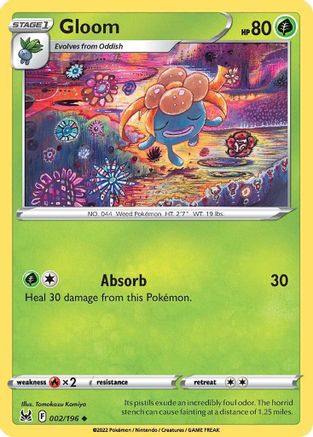 Gloom 2/196 - Lost Origin - Premium Pokemon Single from Nintendo - Just $0.25! Shop now at Game Crave Tournament Store