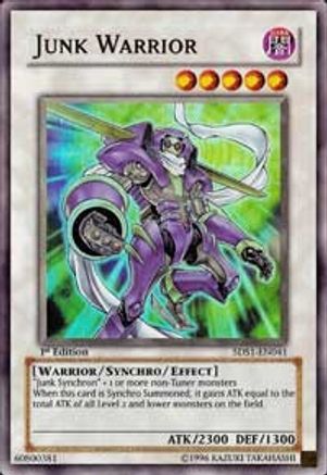 Junk Warrior (UR) (5DS1-EN041) - 5D's 2008 Starter Deck 1st Edition - Premium Yugioh Single from Konami - Just $0.08! Shop now at Game Crave Tournament Store