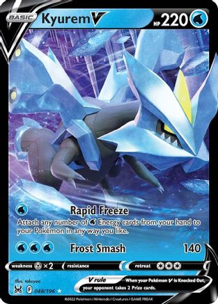 Kyurem V 48/196 - Lost Origin Holofoil - Premium Pokemon Single from Nintendo - Just $0.50! Shop now at Game Crave Tournament Store