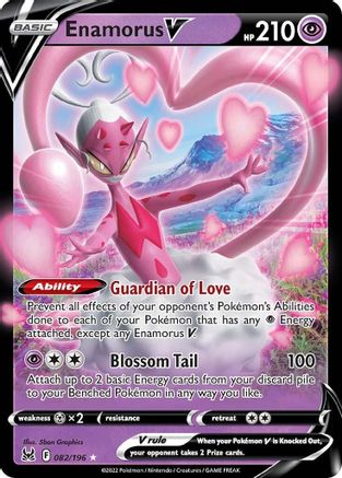 Enamorus V 82/196 - Lost Origin Holofoil - Premium Pokemon Single from Nintendo - Just $0.50! Shop now at Game Crave Tournament Store