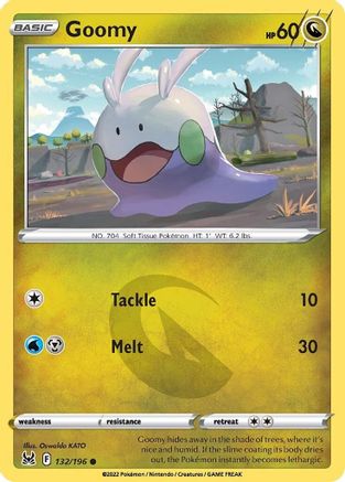 Goomy 132/196 - Lost Origin - Premium Pokemon Single from Nintendo - Just $0.25! Shop now at Game Crave Tournament Store