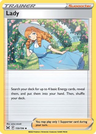 Lady 159/196 - Lost Origin - Premium Pokemon Single from Nintendo - Just $0.25! Shop now at Game Crave Tournament Store