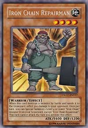 Iron Chain Repairman (CSOC-EN017) - Crossroads of Chaos Unlimited - Premium Yugioh Single from Konami - Just $0.25! Shop now at Game Crave Tournament Store
