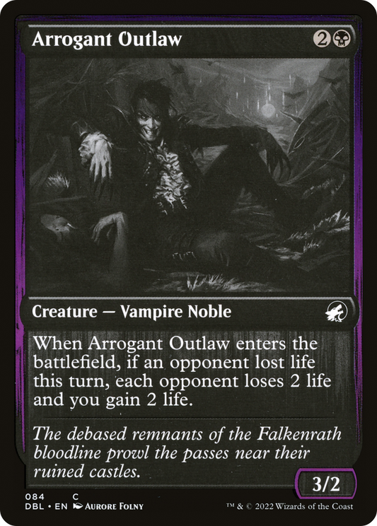 Arrogant Outlaw (DBL-084) - Innistrad: Double Feature - Premium MTG Single from Wizards of the Coast - Just $0.08! Shop now at Game Crave Tournament Store