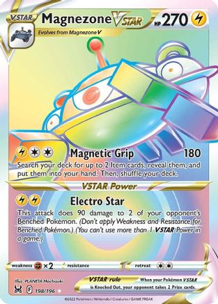 Magnezone VSTAR 198/196 - Lost Origin Holofoil - Premium Pokemon Single from Nintendo - Just $4.77! Shop now at Game Crave Tournament Store