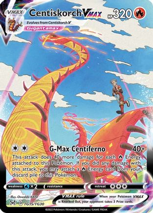 Centiskorch VMAX TG15/30 - Lost Origin Trainer Gallery Holofoil - Premium Pokemon Single from Nintendo - Just $2.46! Shop now at Game Crave Tournament Store