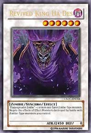 Revived King Ha Des (CSOC-EN044) - Crossroads of Chaos 1st Edition - Premium Yugioh Single from Konami - Just $7.58! Shop now at Game Crave Tournament Store