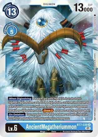 AncientMegatheriummon (Event Pack 3) (BT7-030) - Next Adventure Foil - Premium Digimon Single from Bandai - Just $0.45! Shop now at Game Crave Tournament Store