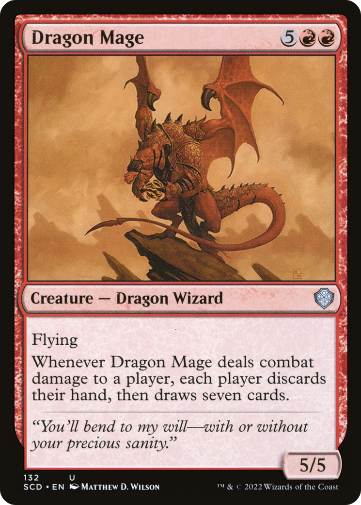 Dragon Mage (SCD-132) - Starter Commander Decks - Premium MTG Single from Wizards of the Coast - Just $0.08! Shop now at Game Crave Tournament Store