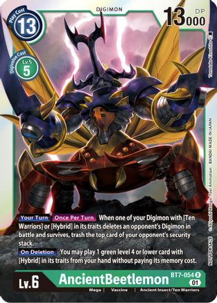 AncientBeetlemon (Event Pack 3) (BT7-054) - Next Adventure Foil - Premium Digimon Single from Bandai - Just $0.85! Shop now at Game Crave Tournament Store
