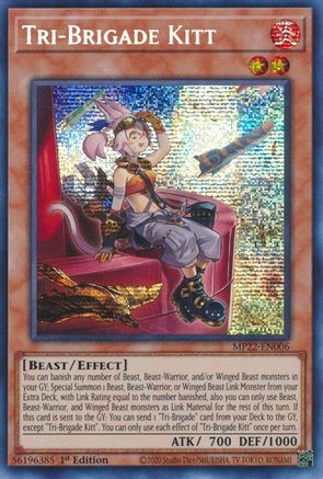 Tri-Brigade Kitt (MP22-EN006) - 2022 Tin of the Pharaoh's Gods 1st Edition - Premium Yugioh Single from Konami - Just $0.50! Shop now at Game Crave Tournament Store