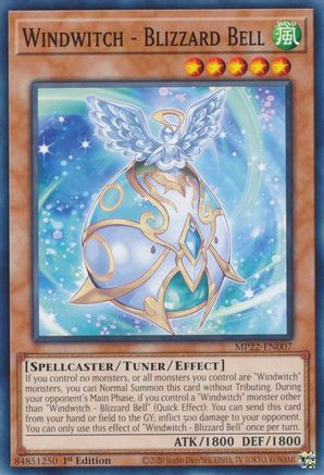 Windwitch - Blizzard Bell (MP22-EN007) - 2022 Tin of the Pharaoh's Gods 1st Edition - Premium Yugioh Single from Konami - Just $0.25! Shop now at Game Crave Tournament Store