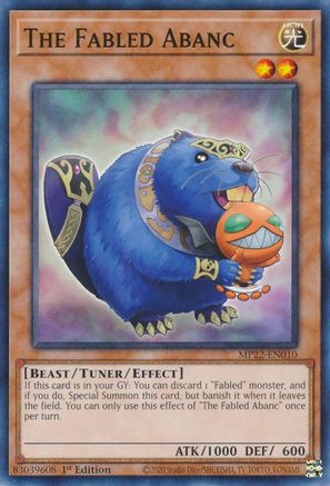 The Fabled Abanc (MP22-EN010) - 2022 Tin of the Pharaoh's Gods 1st Edition - Premium Yugioh Single from Konami - Just $0.25! Shop now at Game Crave Tournament Store