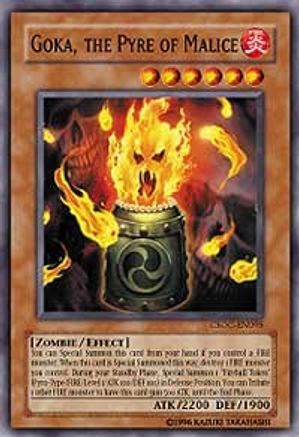 Goka, the Pyre of Malice (CSOC-EN095) - Crossroads of Chaos 1st Edition - Premium Yugioh Single from Konami - Just $0.29! Shop now at Game Crave Tournament Store