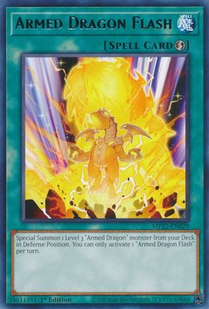 Armed Dragon Flash (MP22-EN029) - 2022 Tin of the Pharaoh's Gods 1st Edition - Premium Yugioh Single from Konami - Just $0.23! Shop now at Game Crave Tournament Store