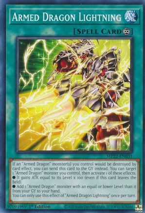 Armed Dragon Lightning (MP22-EN031) - 2022 Tin of the Pharaoh's Gods 1st Edition - Premium Yugioh Single from Konami - Just $0.25! Shop now at Game Crave Tournament Store