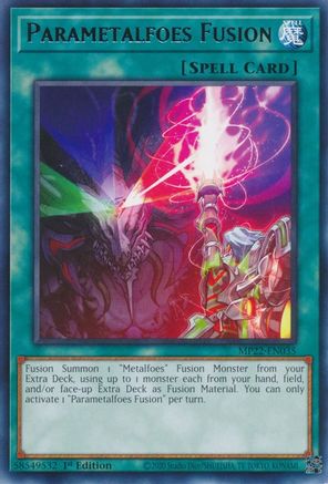 Parametalfoes Fusion (MP22-EN035) - 2022 Tin of the Pharaoh's Gods 1st Edition - Premium Yugioh Single from Konami - Just $0.25! Shop now at Game Crave Tournament Store