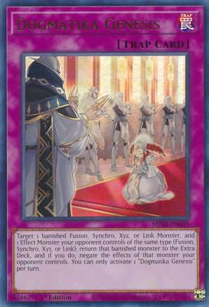 Dogmatika Genesis (MP22-EN039) - 2022 Tin of the Pharaoh's Gods 1st Edition - Premium Yugioh Single from Konami - Just $0.25! Shop now at Game Crave Tournament Store