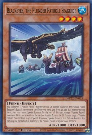 Blackeyes, the Plunder Patroll Seaguide (MP22-EN065) - 2022 Tin of the Pharaoh's Gods 1st Edition - Premium Yugioh Single from Konami - Just $0.25! Shop now at Game Crave Tournament Store