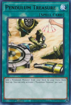 Pendulum Treasure (MP22-EN165) - 2022 Tin of the Pharaoh's Gods 1st Edition - Premium Yugioh Single from Konami - Just $0.25! Shop now at Game Crave Tournament Store