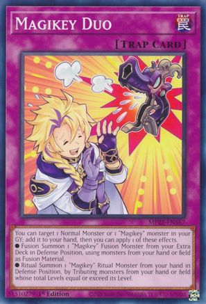 Magikey Duo (MP22-EN167) - 2022 Tin of the Pharaoh's Gods 1st Edition - Premium Yugioh Single from Konami - Just $0.25! Shop now at Game Crave Tournament Store
