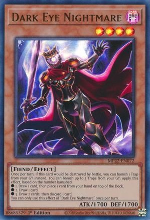 Dark Eye Nightmare (MP22-EN072) - 2022 Tin of the Pharaoh's Gods 1st Edition - Premium Yugioh Single from Konami - Just $0.25! Shop now at Game Crave Tournament Store