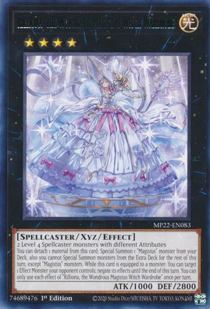 Rilliona, the Wondrous Magistus Witch Wardrobe (MP22-EN083) - 2022 Tin of the Pharaoh's Gods 1st Edition - Premium Yugioh Single from Konami - Just $0.23! Shop now at Game Crave Tournament Store