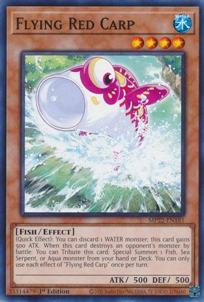 Flying Red Carp (MP22-EN181) - 2022 Tin of the Pharaoh's Gods 1st Edition - Premium Yugioh Single from Konami - Just $0.25! Shop now at Game Crave Tournament Store