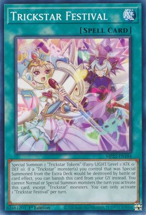 Trickstar Festival (MP22-EN184) - 2022 Tin of the Pharaoh's Gods 1st Edition - Premium Yugioh Single from Konami - Just $0.25! Shop now at Game Crave Tournament Store