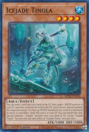 Icejade Tinola (MP22-EN190) - 2022 Tin of the Pharaoh's Gods 1st Edition - Premium Yugioh Single from Konami - Just $0.25! Shop now at Game Crave Tournament Store