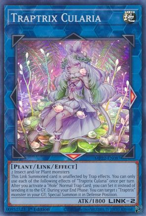 Traptrix Cularia (MP22-EN087) - 2022 Tin of the Pharaoh's Gods 1st Edition - Premium Yugioh Single from Konami - Just $0.25! Shop now at Game Crave Tournament Store