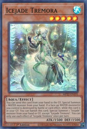 Icejade Tremora (MP22-EN191) - 2022 Tin of the Pharaoh's Gods 1st Edition - Premium Yugioh Single from Konami - Just $0.24! Shop now at Game Crave Tournament Store