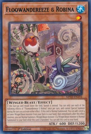 Floowandereeze & Robina (MP22-EN194) - 2022 Tin of the Pharaoh's Gods 1st Edition - Premium Yugioh Single from Konami - Just $0.78! Shop now at Game Crave Tournament Store