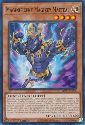 Maginificent Magikey Mafteal (MP22-EN200) - 2022 Tin of the Pharaoh's Gods 1st Edition - Premium Yugioh Single from Konami - Just $0.25! Shop now at Game Crave Tournament Store