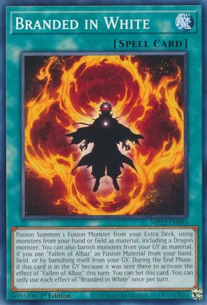 Branded in White (MP22-EN093) - 2022 Tin of the Pharaoh's Gods 1st Edition - Premium Yugioh Single from Konami - Just $0.25! Shop now at Game Crave Tournament Store