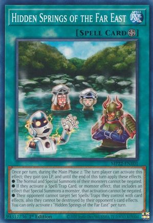 Hidden Springs of the Far East (MP22-EN101) - 2022 Tin of the Pharaoh's Gods 1st Edition - Premium Yugioh Single from Konami - Just $0.08! Shop now at Game Crave Tournament Store