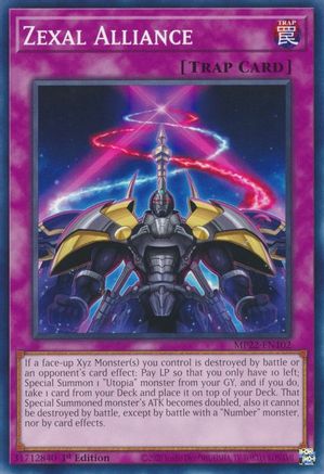 Zexal Alliance (MP22-EN102) - 2022 Tin of the Pharaoh's Gods 1st Edition - Premium Yugioh Single from Konami - Just $0.25! Shop now at Game Crave Tournament Store