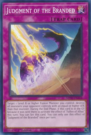 Judgment of the Branded (MP22-EN104) - 2022 Tin of the Pharaoh's Gods 1st Edition - Premium Yugioh Single from Konami - Just $0.25! Shop now at Game Crave Tournament Store
