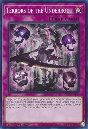 Terrors of the Underroot (MP22-EN109) - 2022 Tin of the Pharaoh's Gods 1st Edition - Premium Yugioh Single from Konami - Just $0.08! Shop now at Game Crave Tournament Store