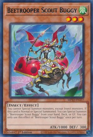 Beetrooper Scout Buggy (MP22-EN117) - 2022 Tin of the Pharaoh's Gods 1st Edition - Premium Yugioh Single from Konami - Just $0.55! Shop now at Game Crave Tournament Store
