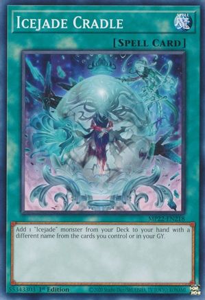 Icejade Cradle (MP22-EN218) - 2022 Tin of the Pharaoh's Gods 1st Edition - Premium Yugioh Single from Konami - Just $0.25! Shop now at Game Crave Tournament Store