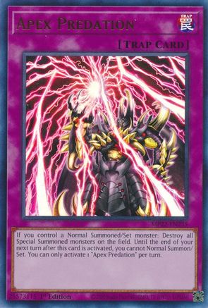 Apex Predation (MP22-EN235) - 2022 Tin of the Pharaoh's Gods 1st Edition - Premium Yugioh Single from Konami - Just $0.25! Shop now at Game Crave Tournament Store