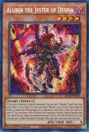 Aluber the Jester of Despia (MP22-EN123) - 2022 Tin of the Pharaoh's Gods 1st Edition - Premium Yugioh Single from Konami - Just $0.15! Shop now at Game Crave Tournament Store