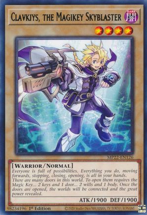 Clavkiys, the Magikey Skyblaster (MP22-EN126) - 2022 Tin of the Pharaoh's Gods 1st Edition - Premium Yugioh Single from Konami - Just $0.25! Shop now at Game Crave Tournament Store