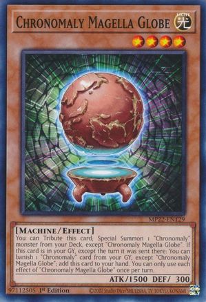 Chronomaly Magella Globe (MP22-EN129) - 2022 Tin of the Pharaoh's Gods 1st Edition - Premium Yugioh Single from Konami - Just $0.25! Shop now at Game Crave Tournament Store