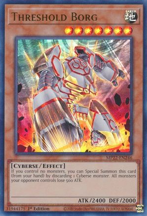 Threshold Borg (MP22-EN246) - 2022 Tin of the Pharaoh's Gods 1st Edition - Premium Yugioh Single from Konami - Just $0.25! Shop now at Game Crave Tournament Store