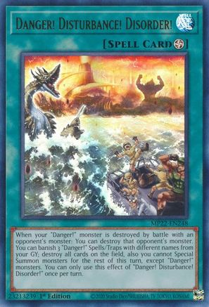 Danger! Disturbance! Disorder! (MP22-EN248) - 2022 Tin of the Pharaoh's Gods 1st Edition - Premium Yugioh Single from Konami - Just $0.25! Shop now at Game Crave Tournament Store