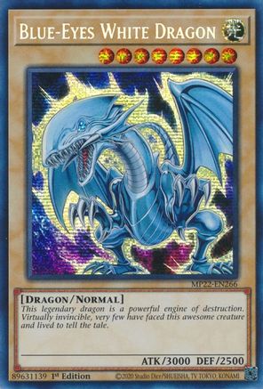 Blue-Eyes White Dragon (MP22-EN266) - 2022 Tin of the Pharaoh's Gods 1st Edition - Premium Yugioh Single from Konami - Just $8.60! Shop now at Game Crave Tournament Store